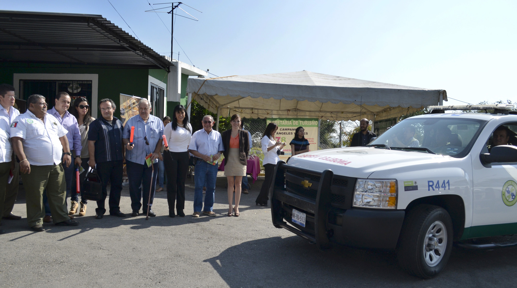 Autoridades de Turismo de Morelos, en  “Operativo Vacacional Invierno 2012”
