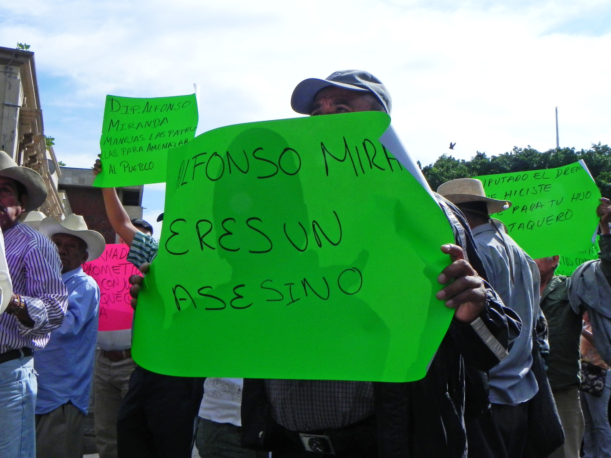 Protesta de habitantes de Amacuzac 