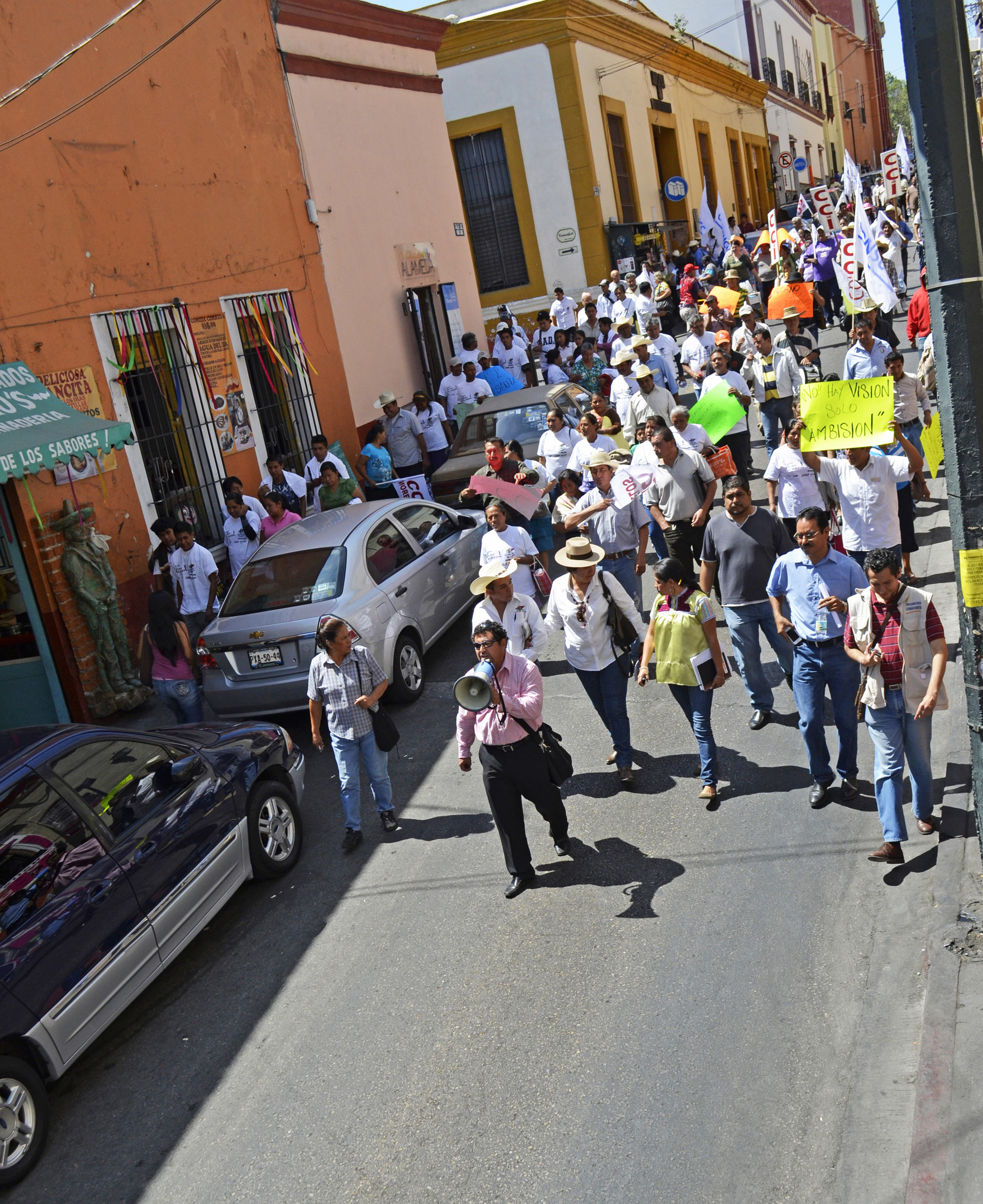 Protesta calles de Cuernavaca