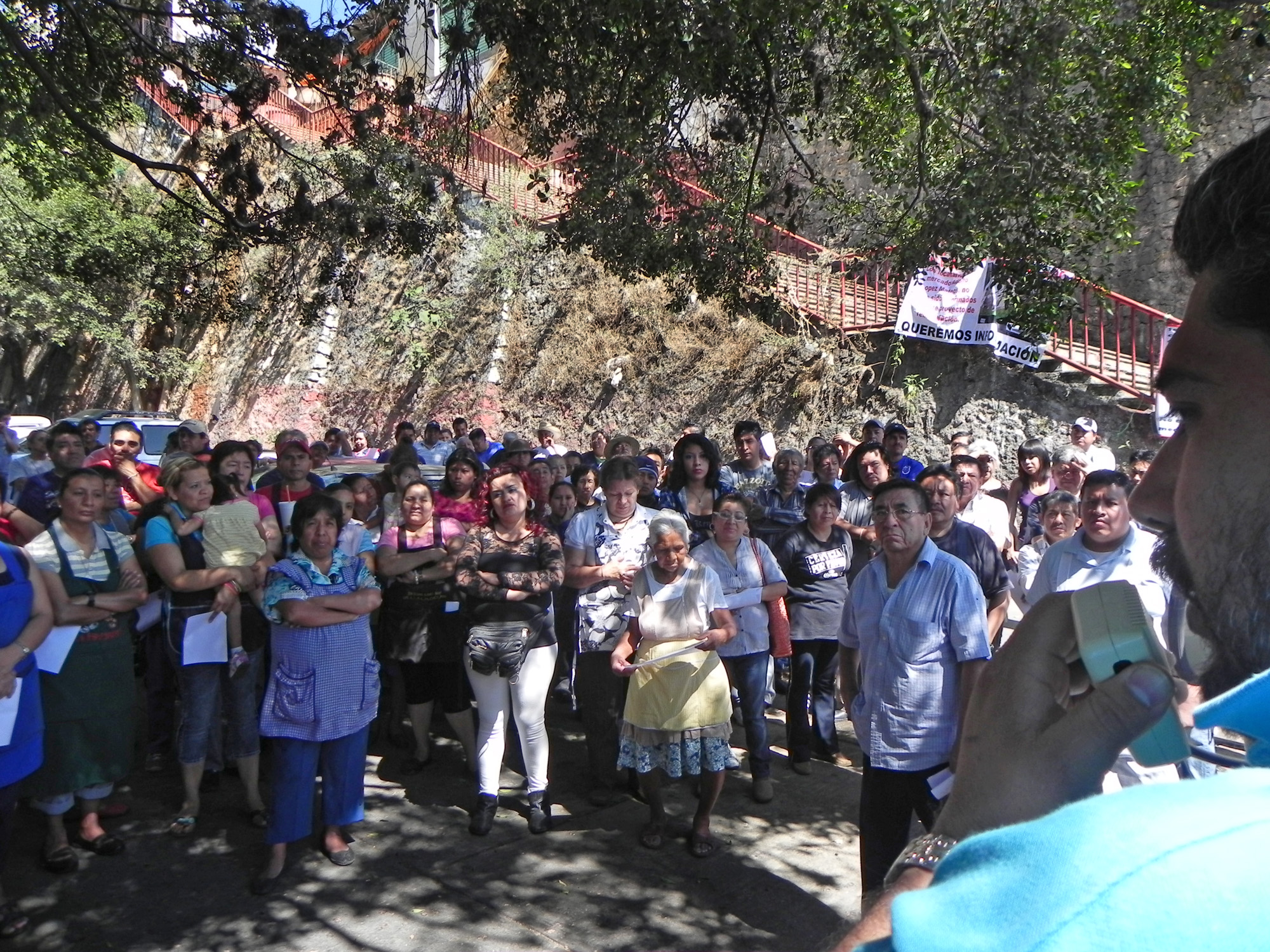 Comerciantes del mercado ALM en Cuernavaca