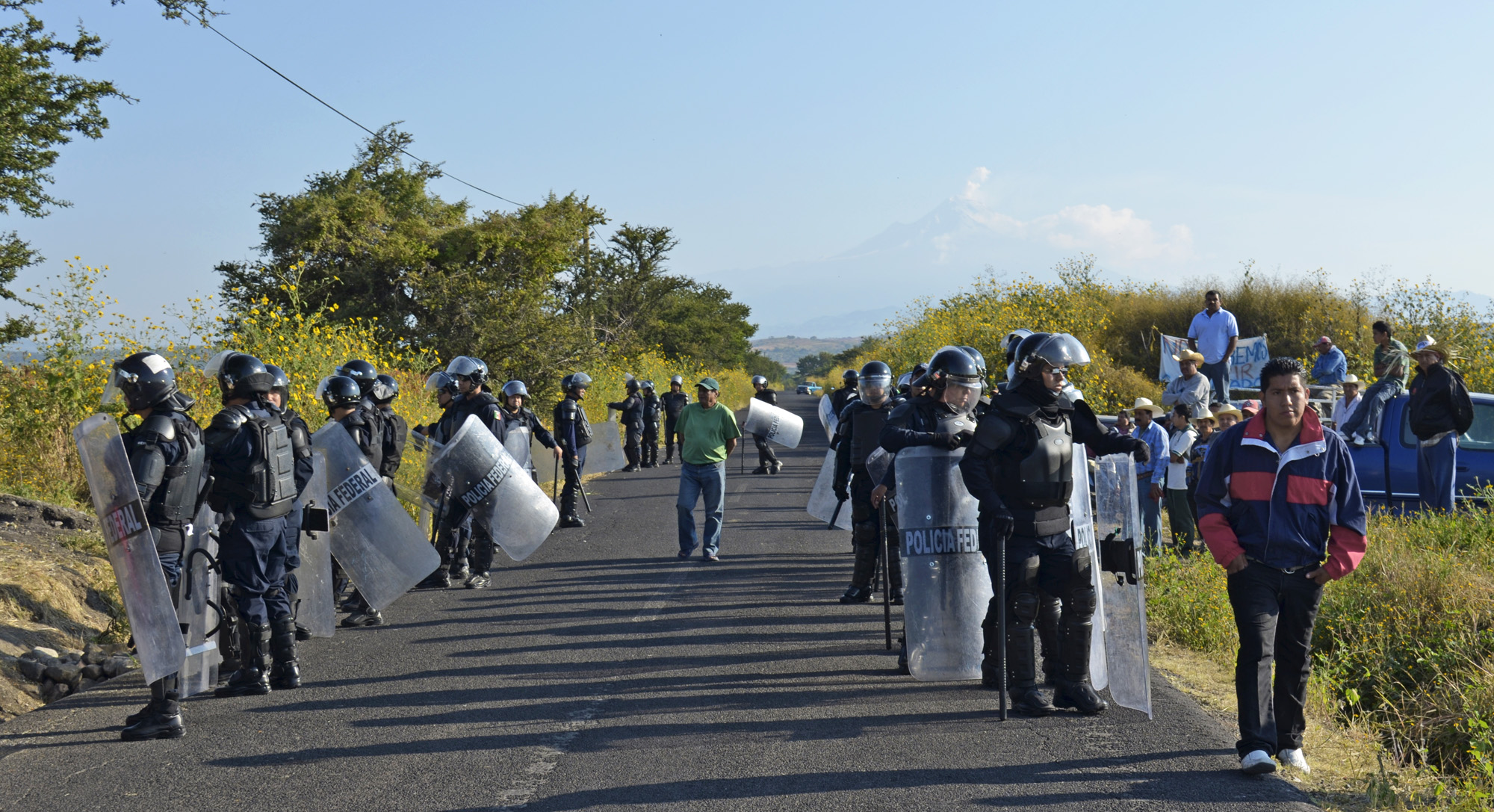 Federales en Huexca Cuautla Morelos
