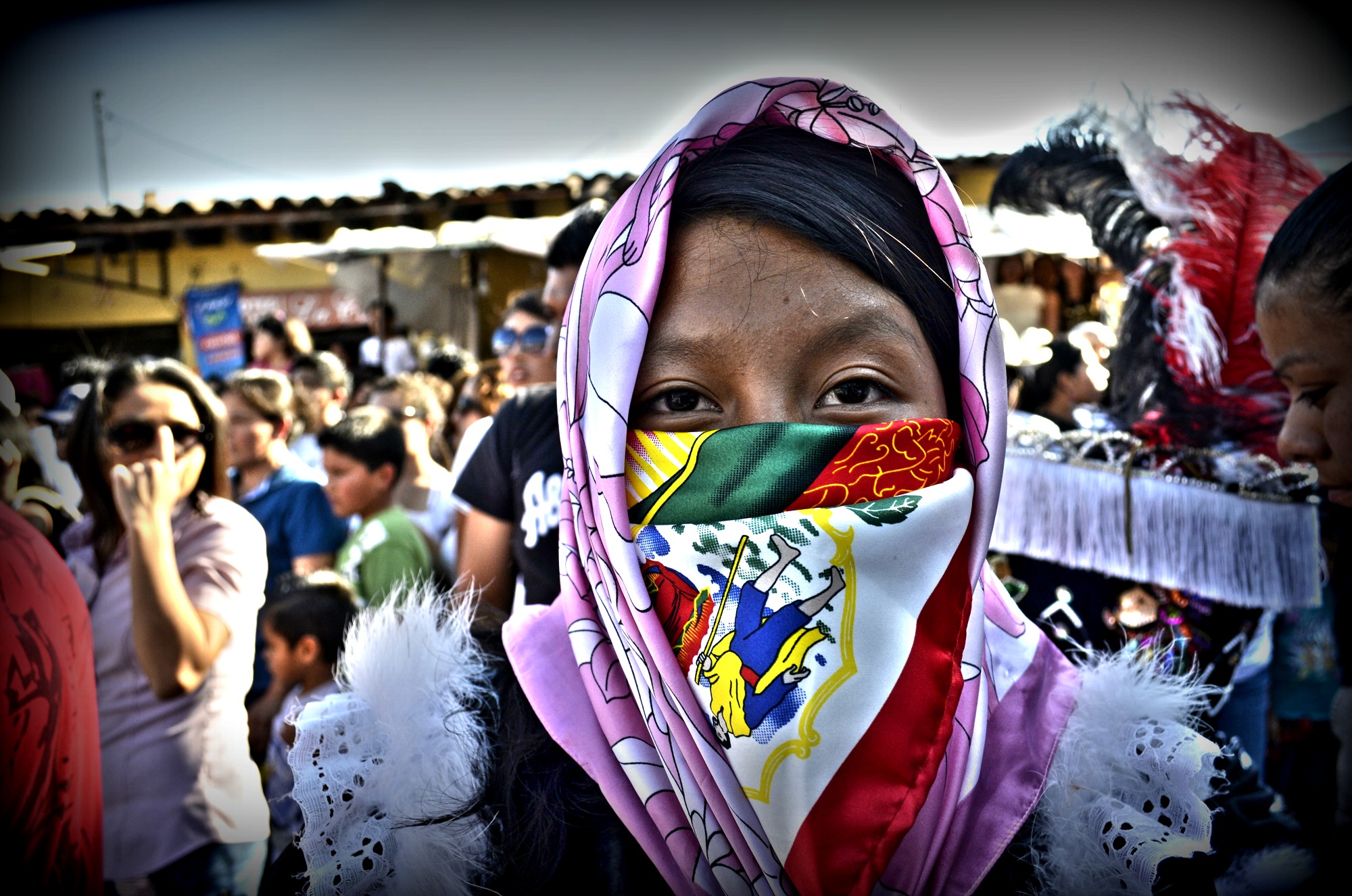 Niña chinela en Tepoztlán, Morelos
