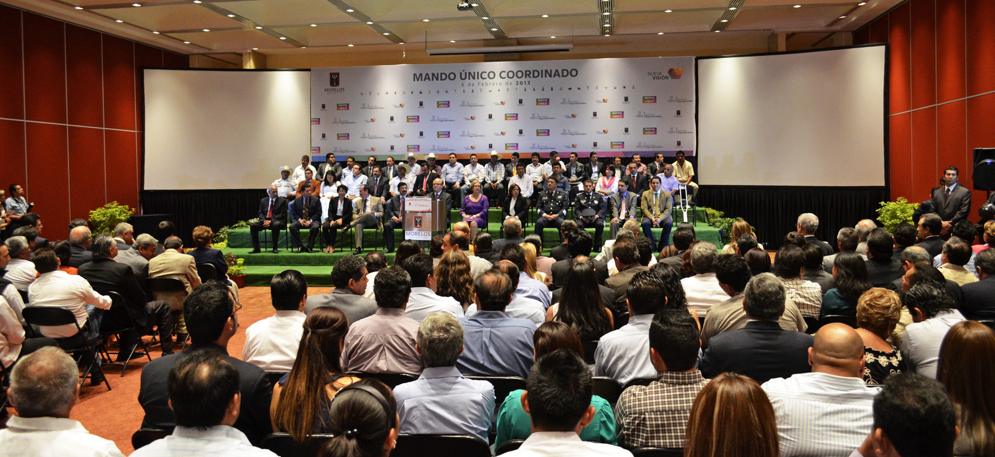 Firma del Mando Único de Policía en Xochitepec, Morelos