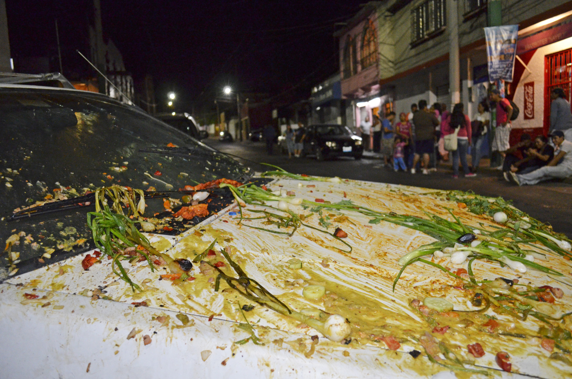 Coche dañado por choque