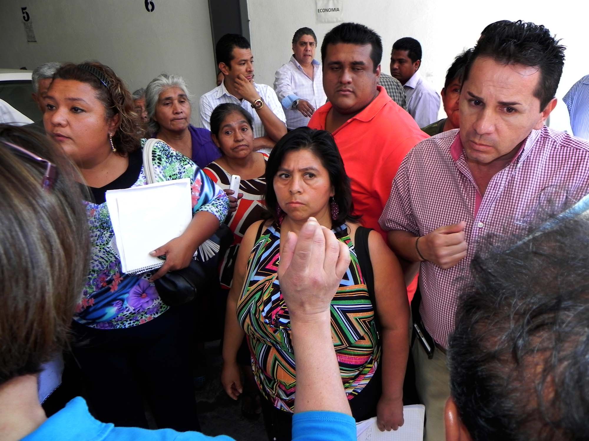 Comerciantes inconformes