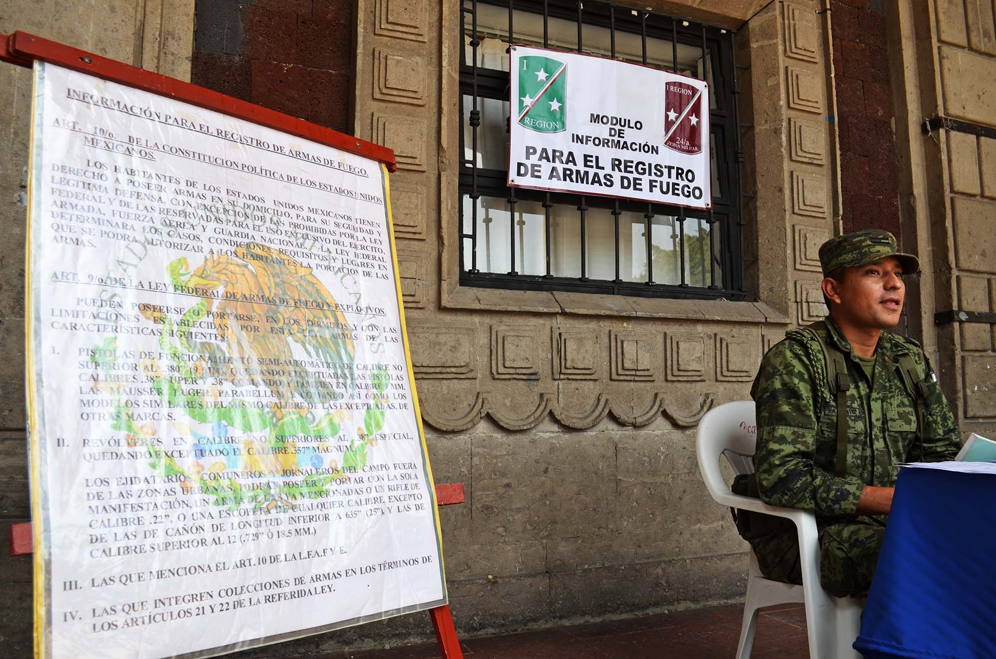 Módulo de registro de armas