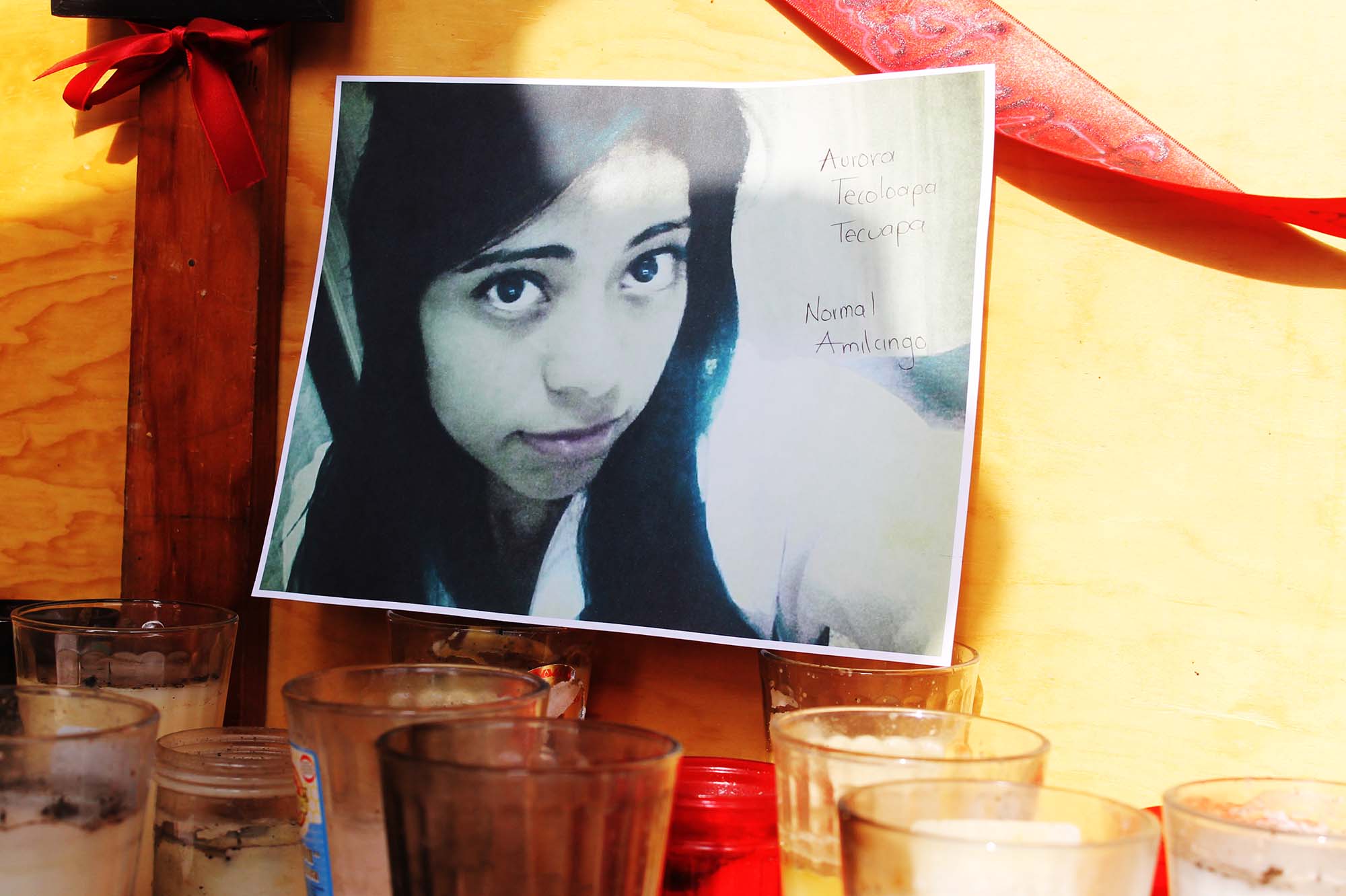 Aurora, normalista que perdió la vida