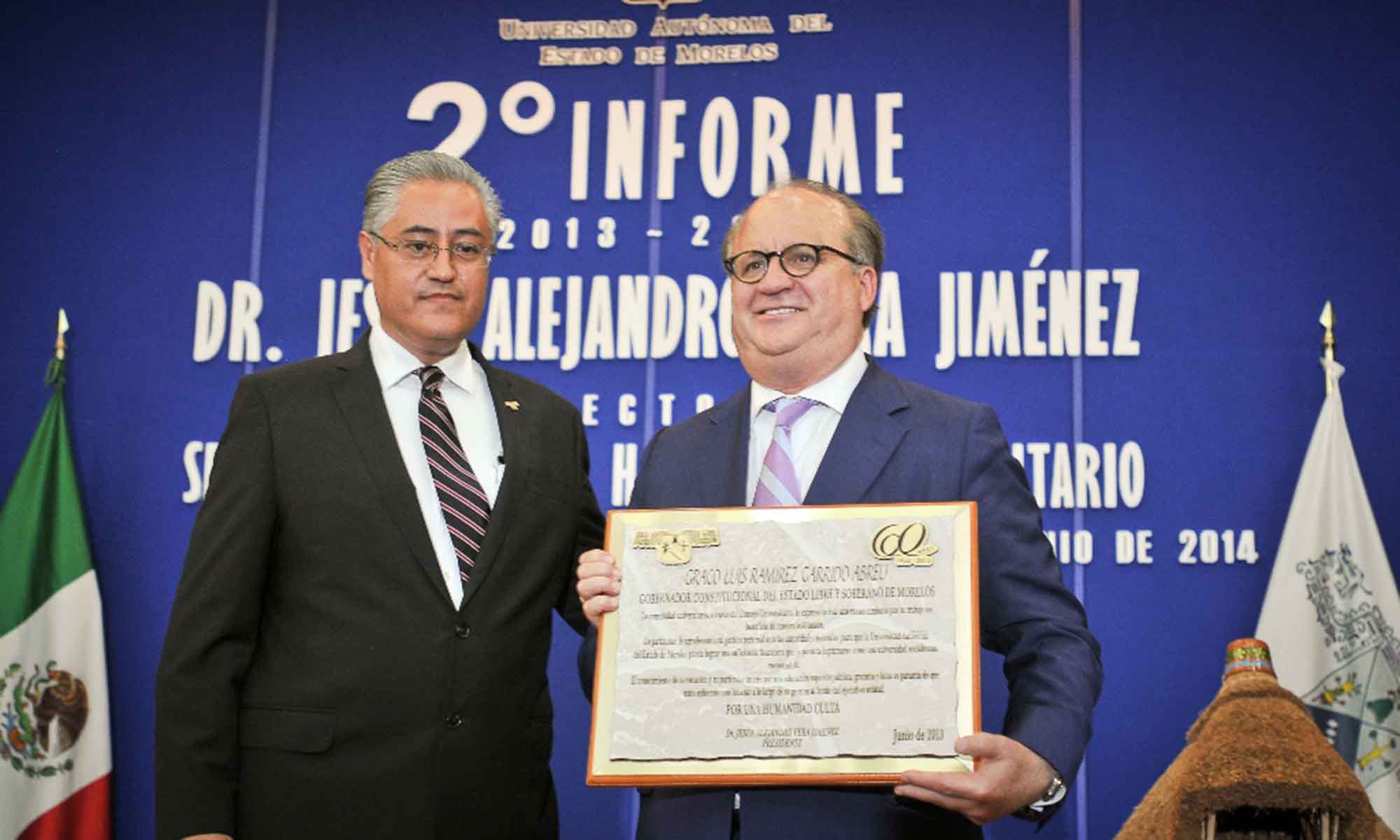 Graco Ramírez y Alejandro Vera