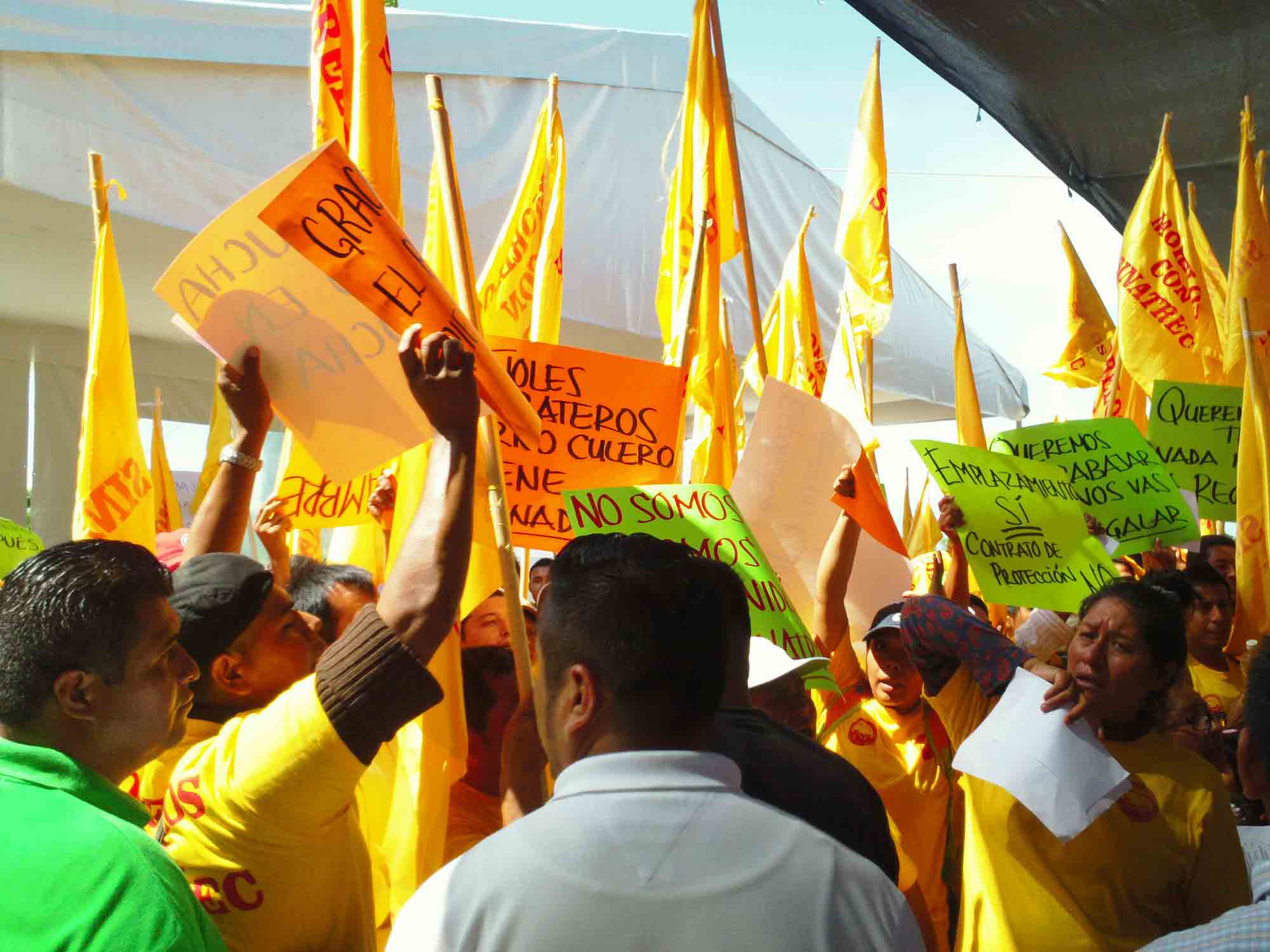 Trabajadores piden a Graco los tome en cuenta
