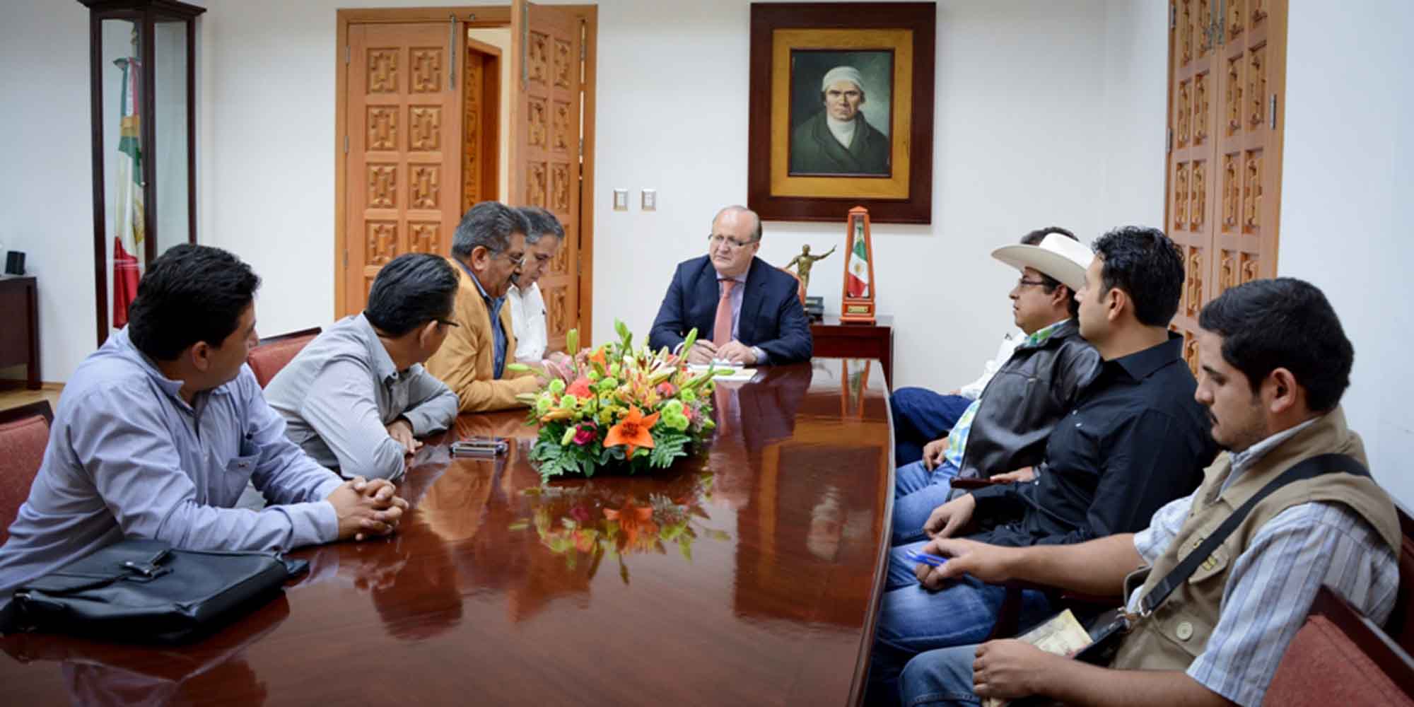 Graco Ramírez con el Frente Amplio Campesino