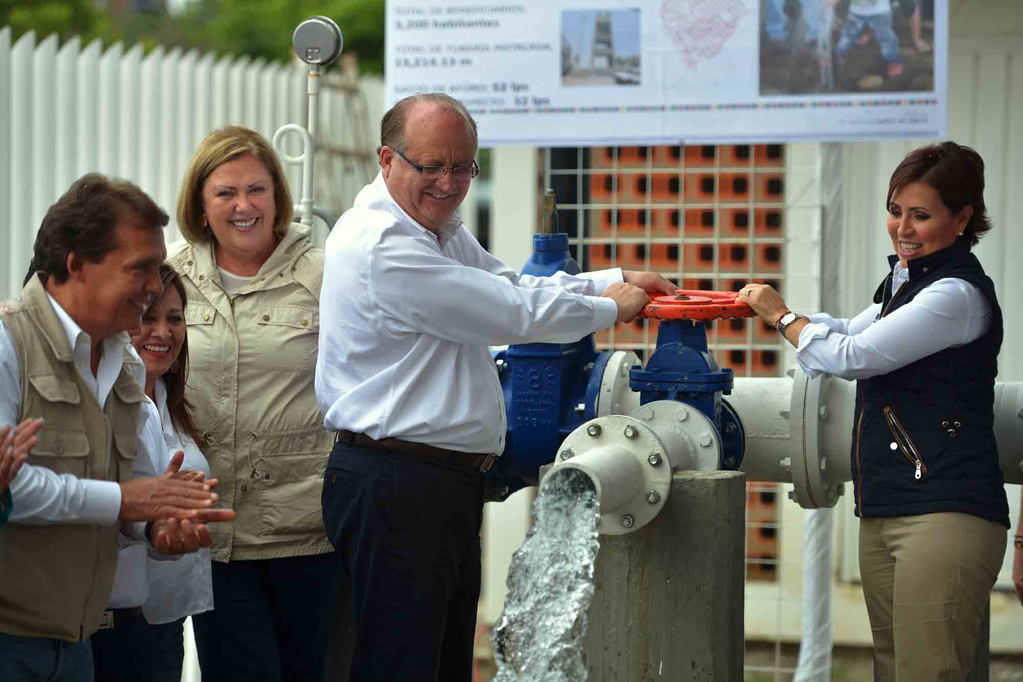 Graco Ramírez y Rosario Robles