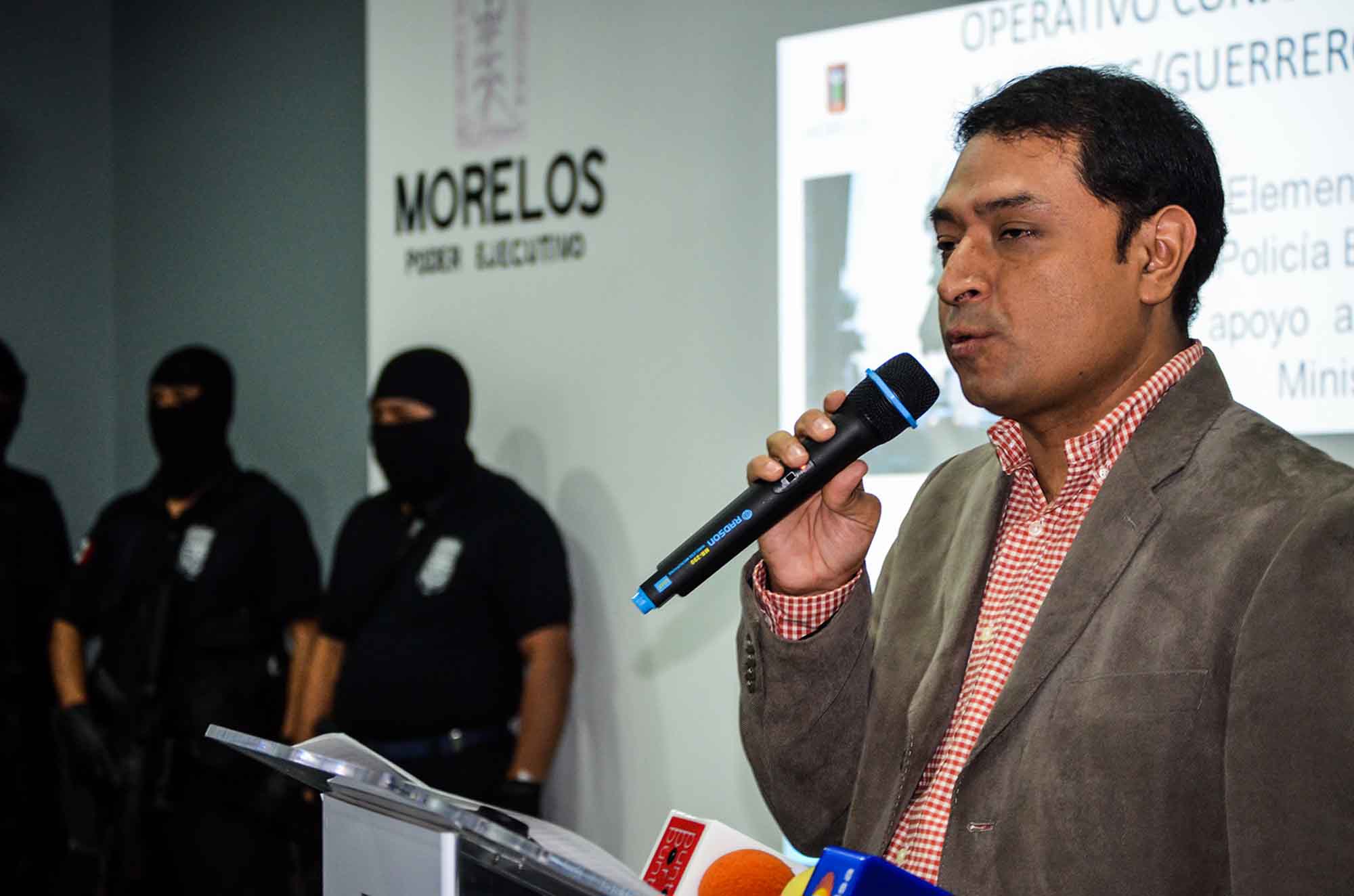 Rodrigo Dorantes en rueda de prensa