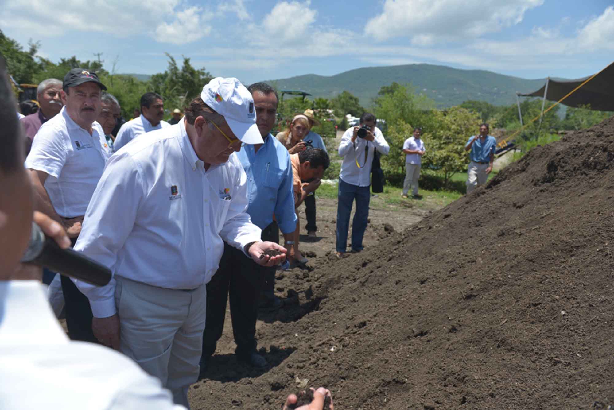 Graco Ramírez, inaguración del centro de composta La Esmeralda