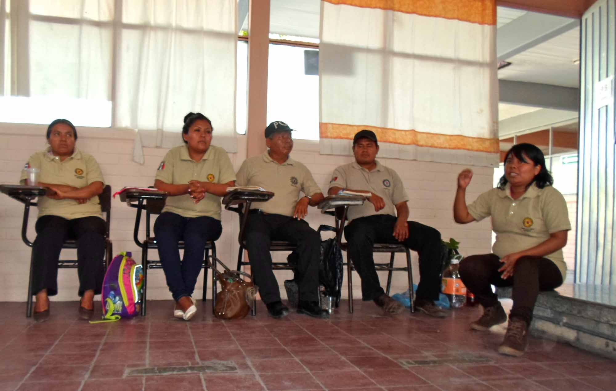 Xitlalli, explica la forma organizativa de la policia comunitaria