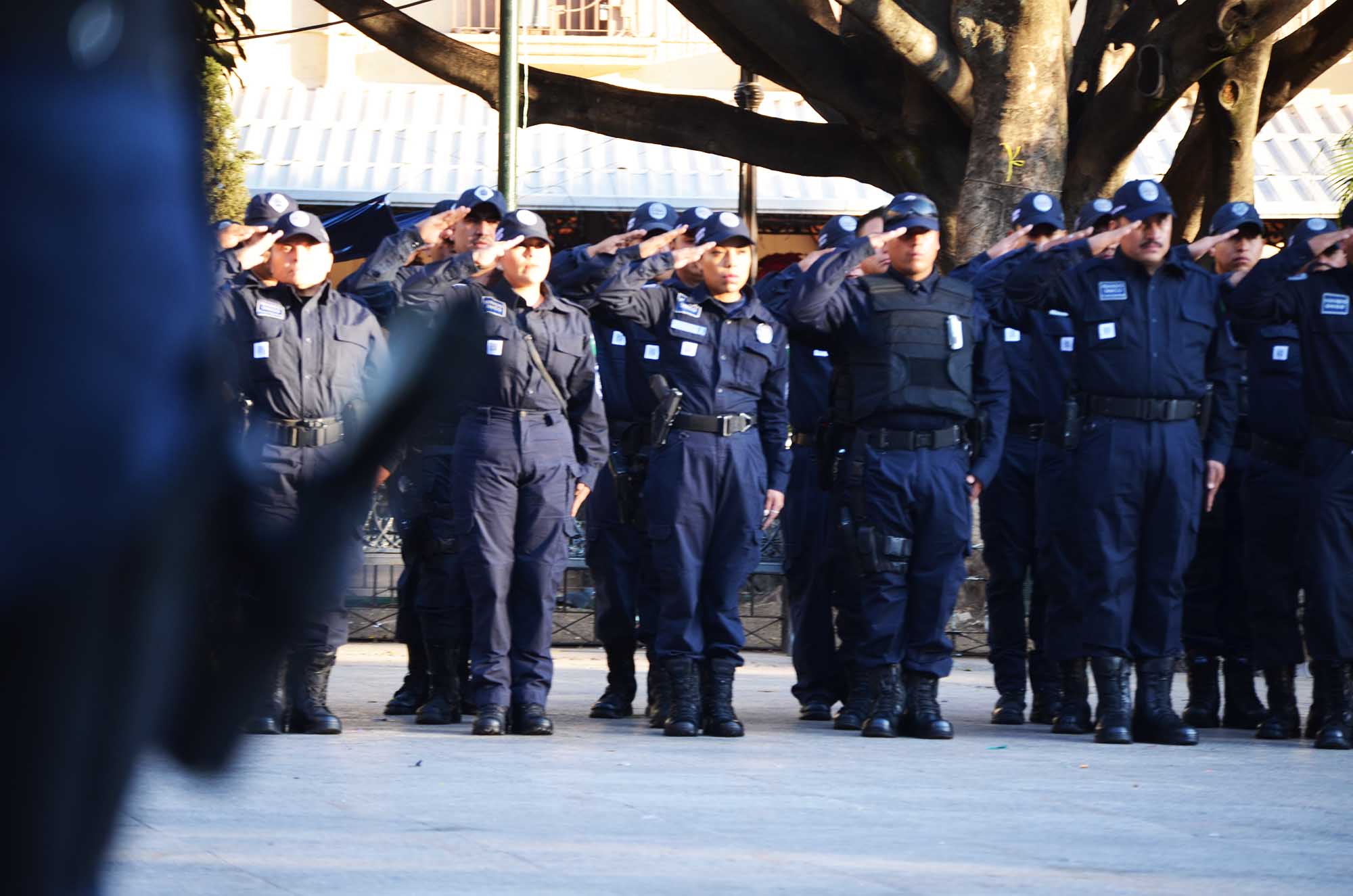 Policías formados