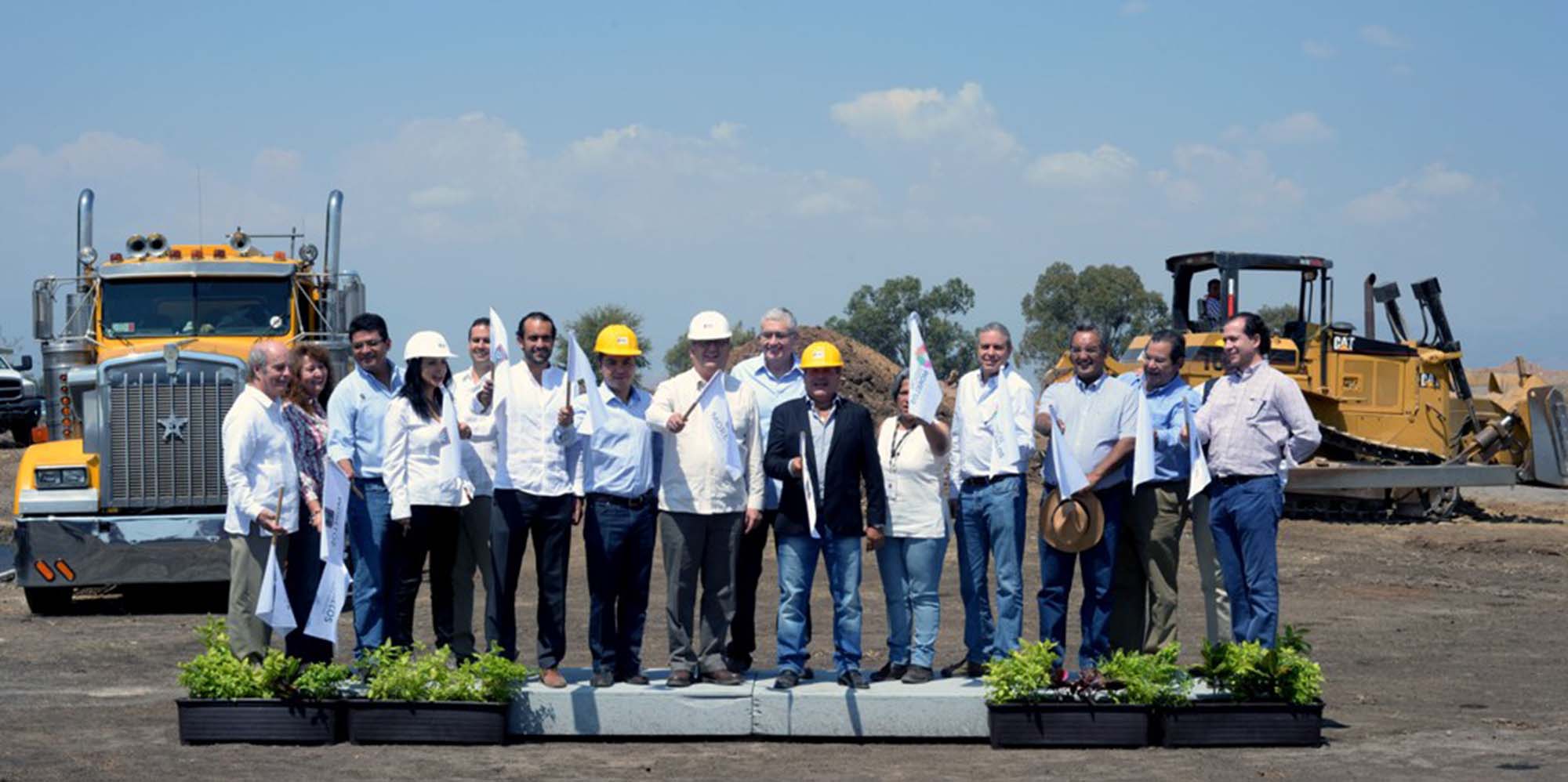 Graco arranque de obra desarrollo industrial verde Yecapixtla