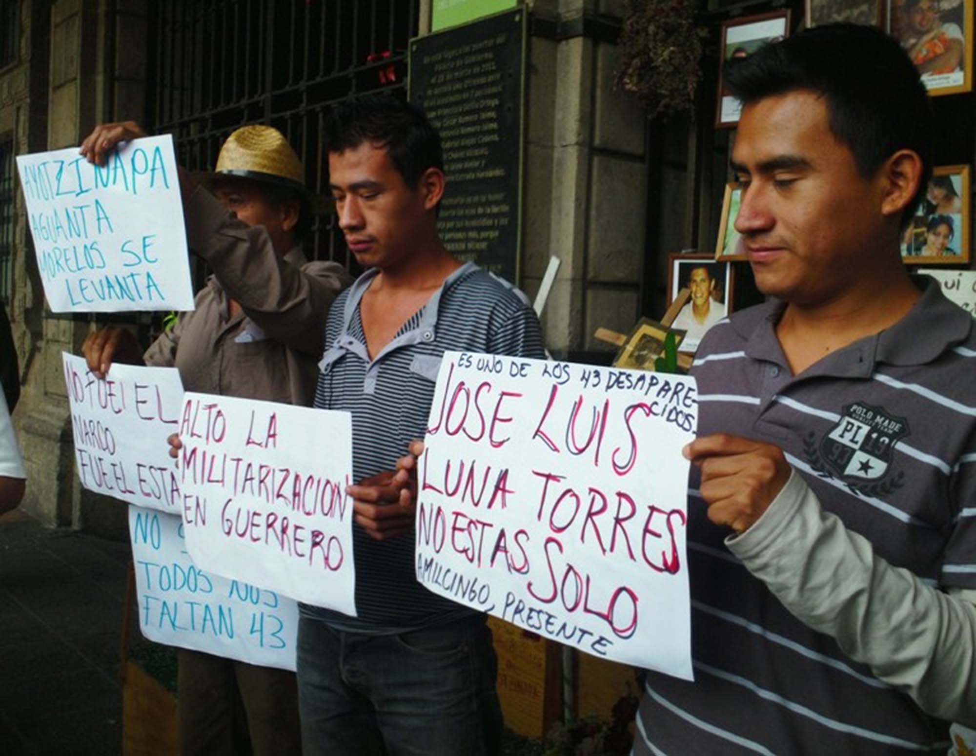 Protestan contra la militarizacion en Guerrero