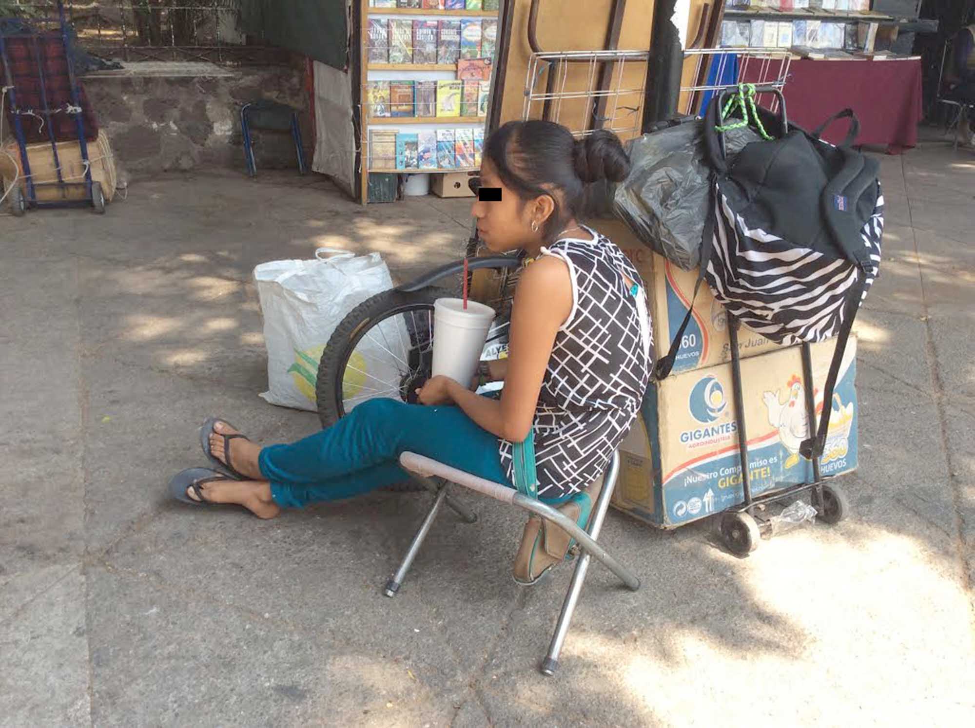 Niña discriminada