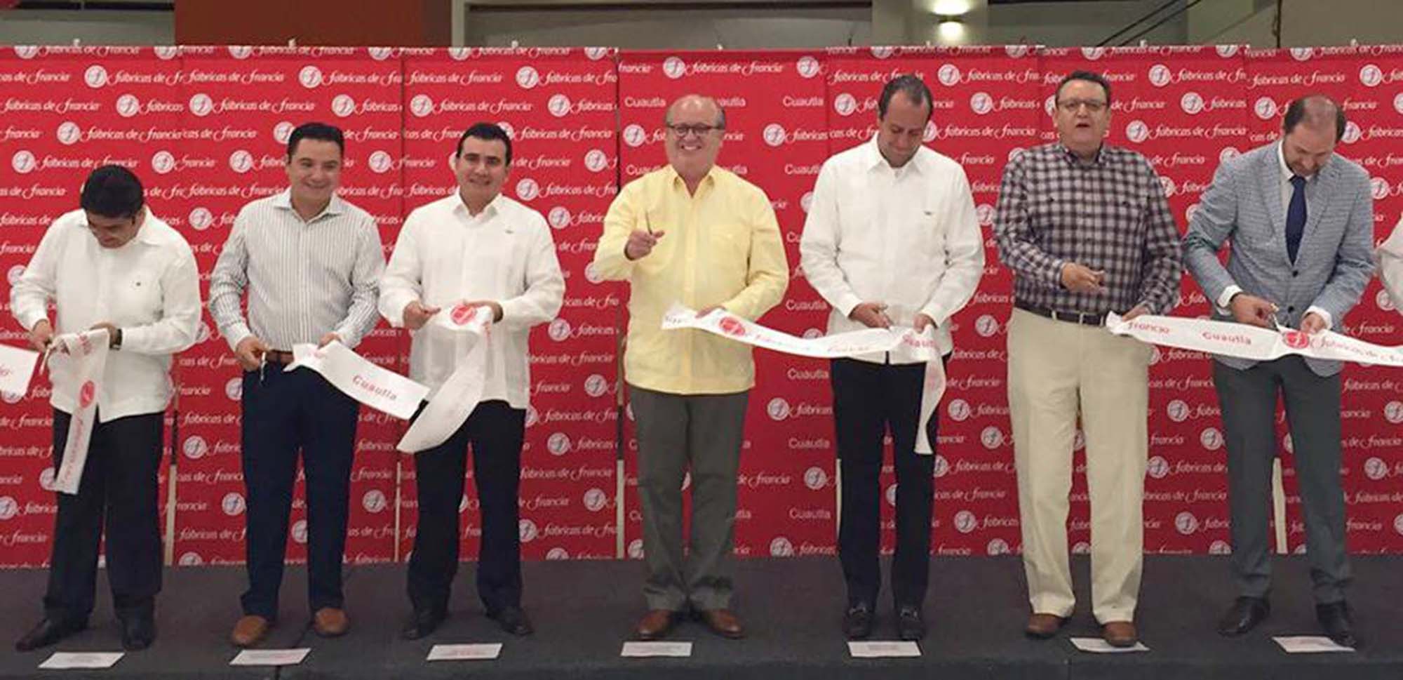 Graco Ramírez inaugura Fabricas de Francia