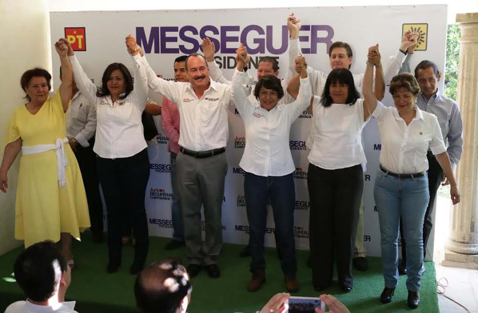 Jorge Messeguer y candidatos en arranque de campaña