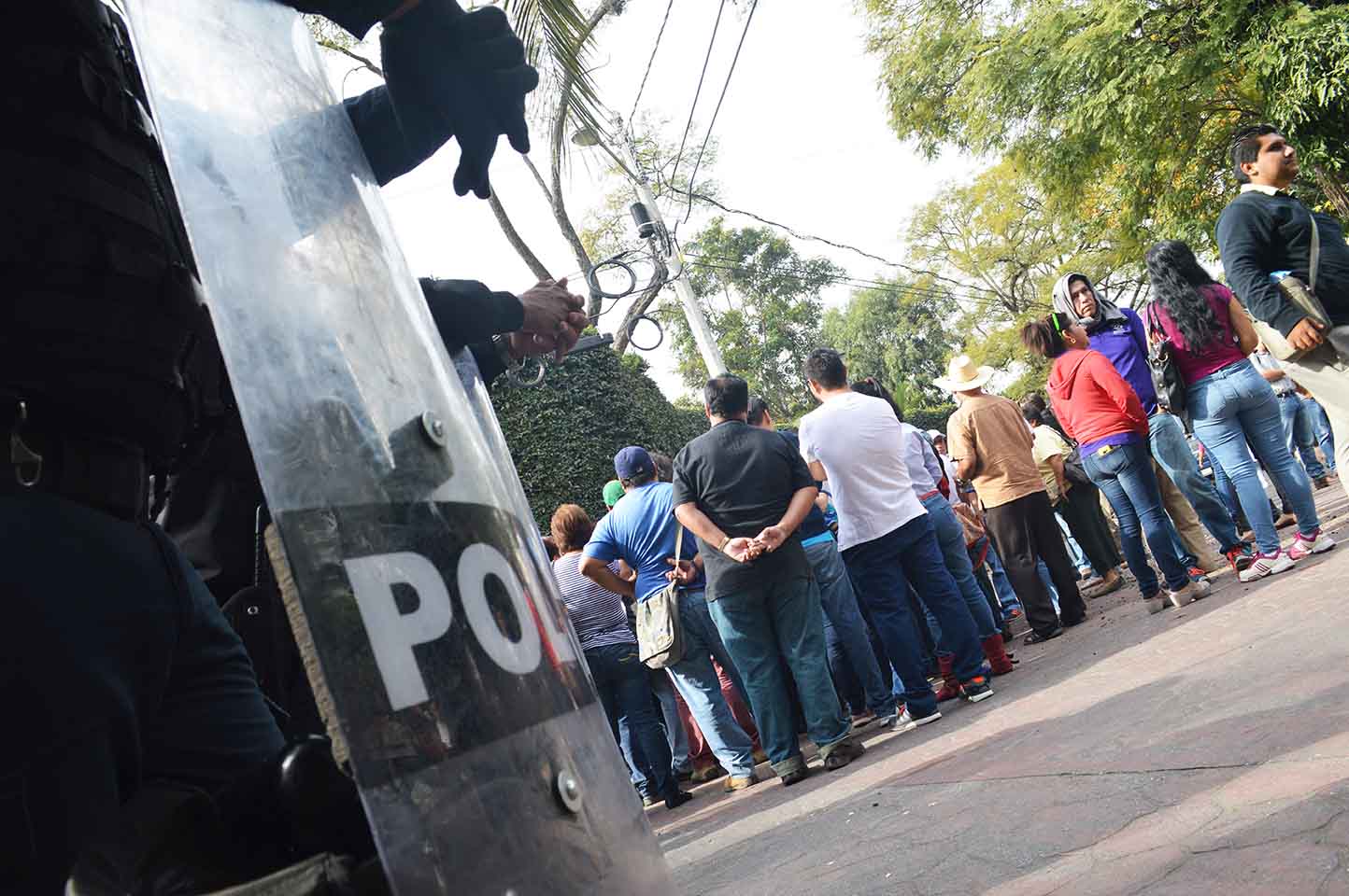 Protesta de maestros