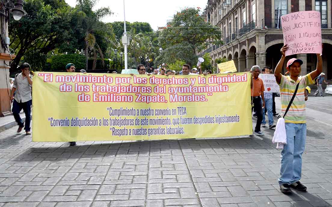 Protesta trabajadores