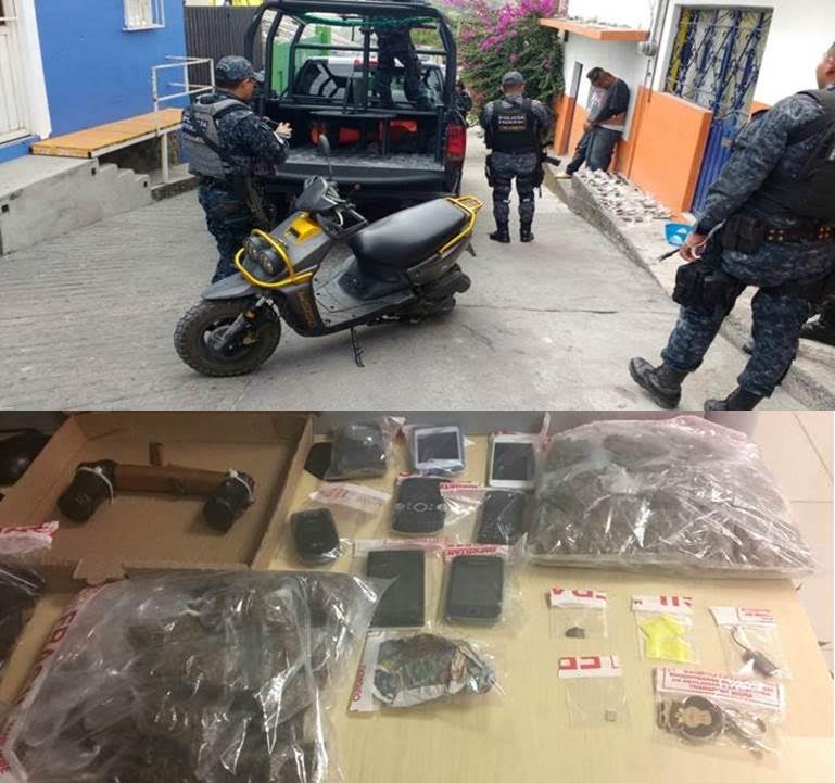 Gendarmerí­a detiene a aapresuntos narcomenudistas