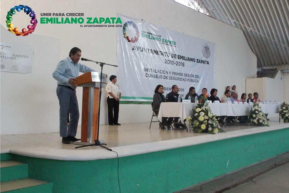 Zapata instalación de Consejo de Seguridad