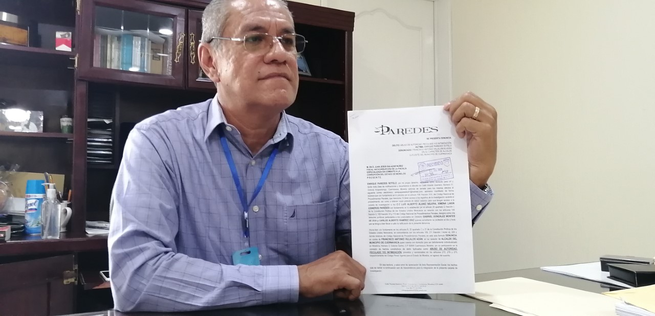 Presidente Del Colegio De Abogados Denuncia A Alcalde De Cuernavaca