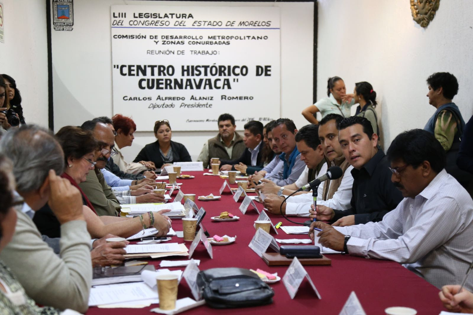 Primer mesa de trabajo entre el Grupo Centro Histórico y la Comisión de Desarrollo Metropolitano y Zonas Conurbadas