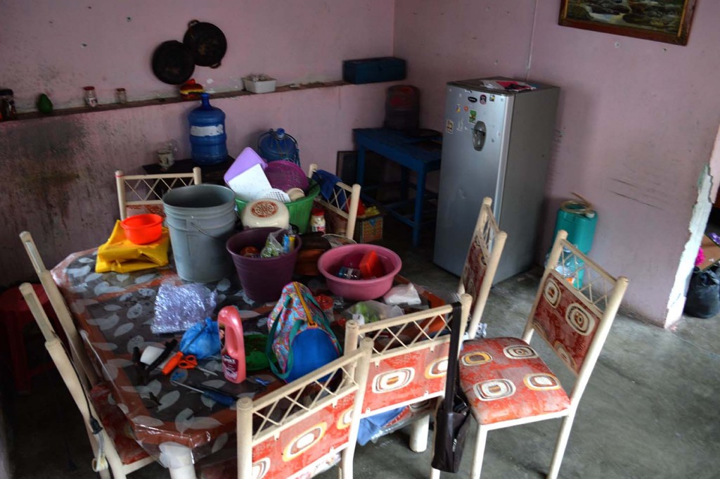 Cocina vivienda detenido