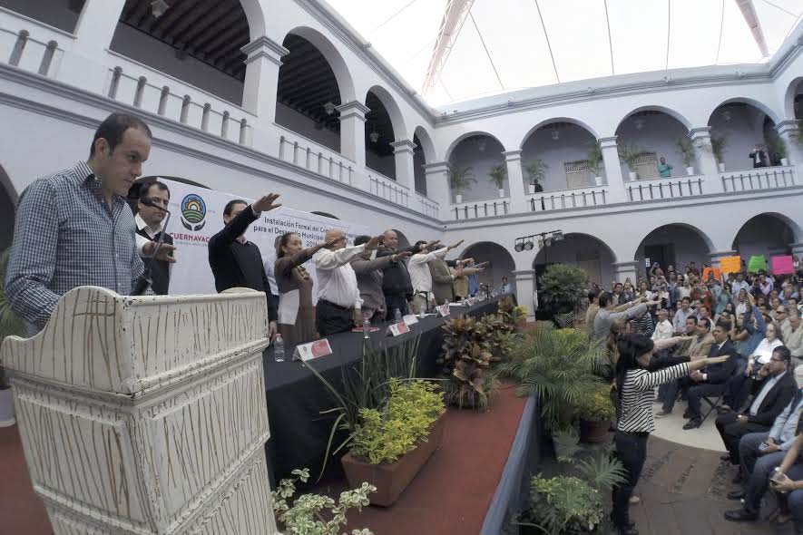 Asegura alcalde, Cuauhtémoc Blanco, que protegerá la estabilidad de Cuernavaca