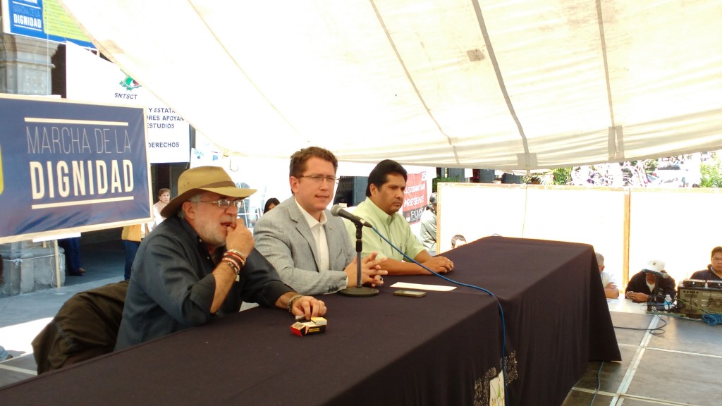 Javier Sicilia Iván Martínez y Abimelec