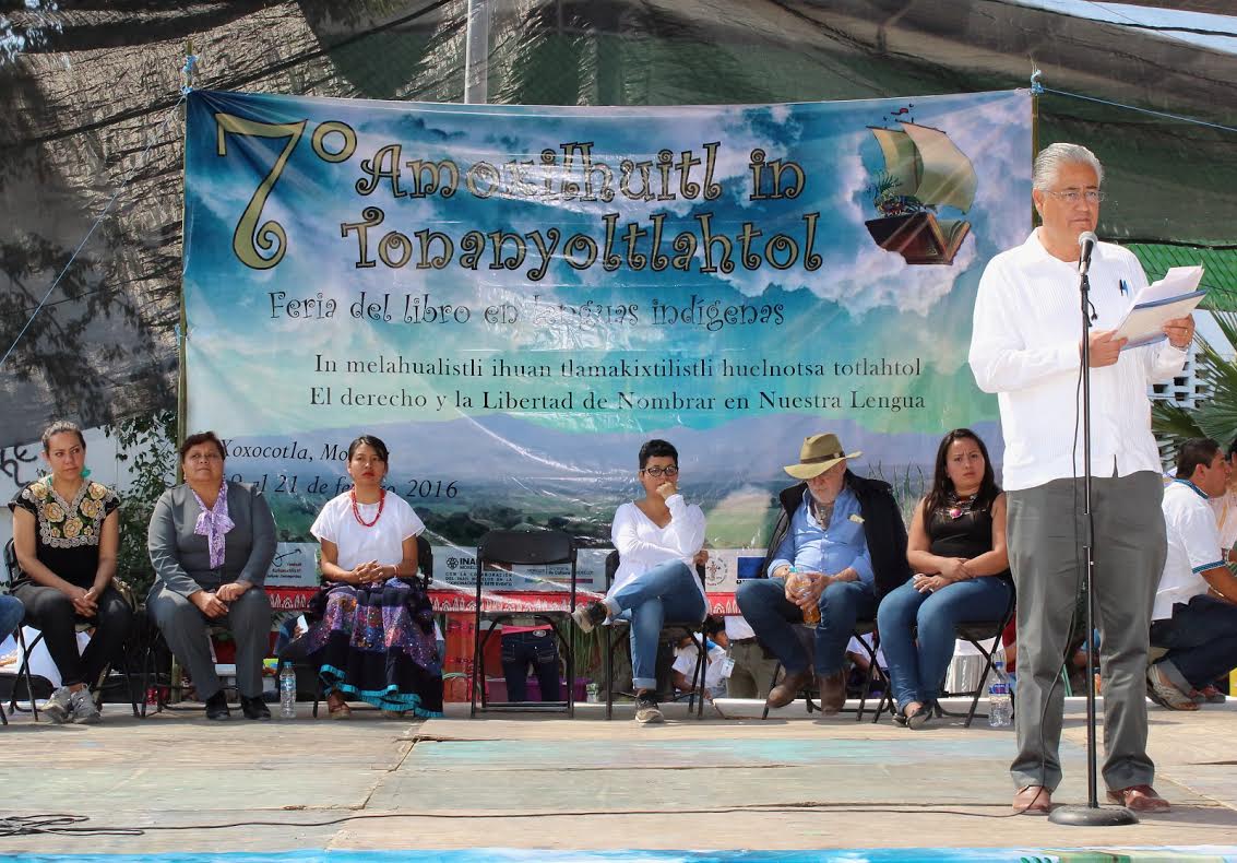 Inaugura rector de la UAEM la Séptima Feria del Libro en Lengua Materna