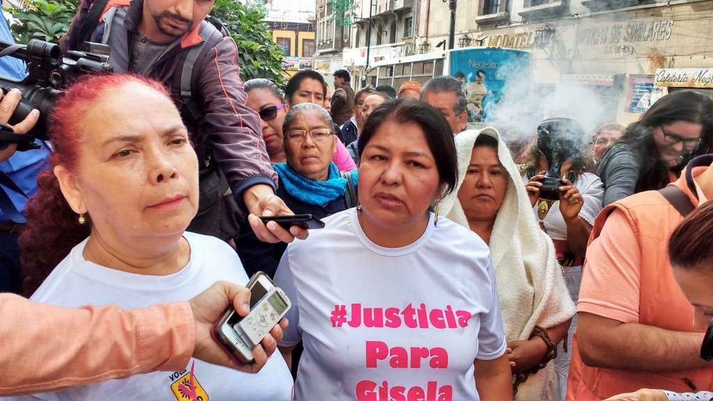 Simpatizantes de Juanita Ocampo