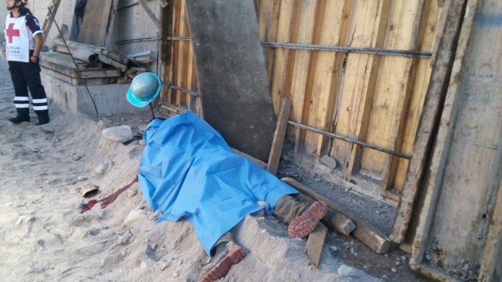 Obrero de la construcción fallecido