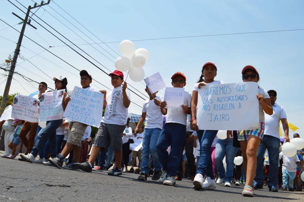 Marcha-por-niño secuestrado
