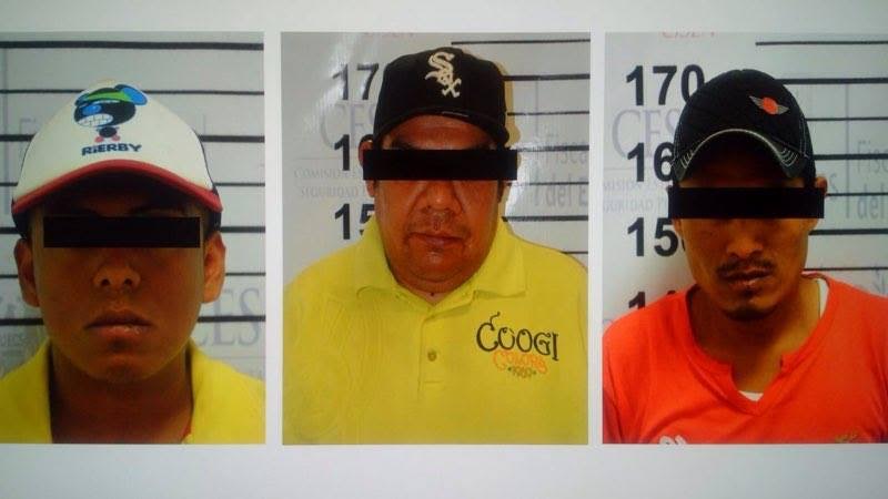 Presuntos extorsionadores y asaltantes