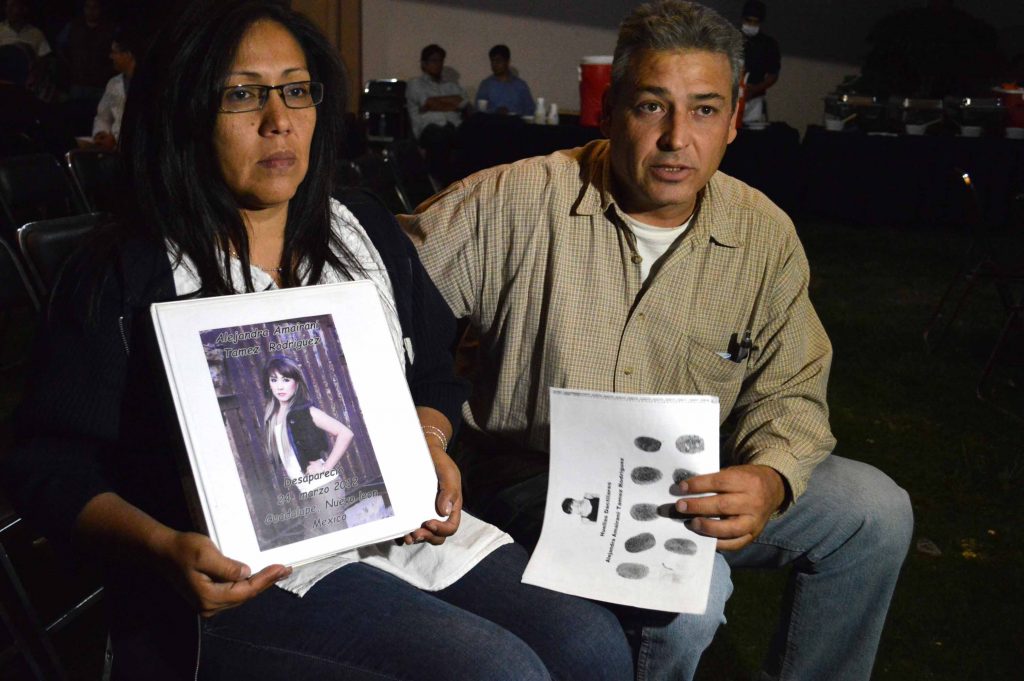 Roberta Dalila Rodrí­guez González y Alejandro DarÃ­o Tamez MurguÃ­a