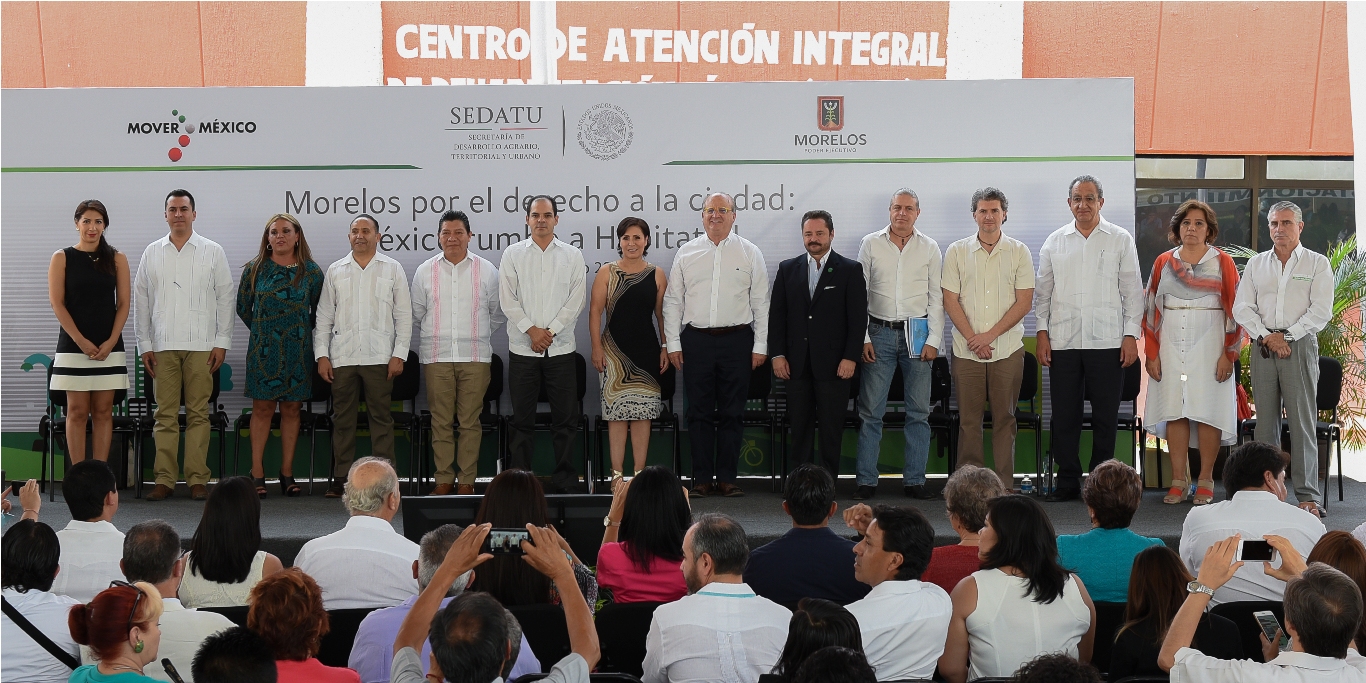 Comprometido Morelos a crear ciudades sustentables, habitables, seguras y con equidad de género