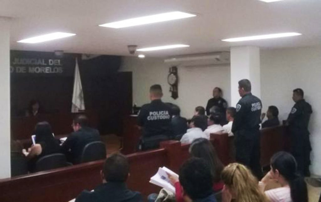 Aspecto de udiencia juicio oral