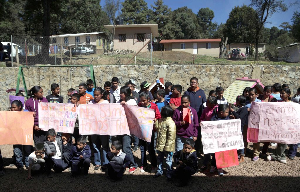 Niños del albergue Amor Para Compartir. Foto Margarito Pérez Retana