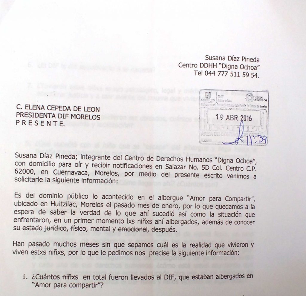 Solicitud de información 
