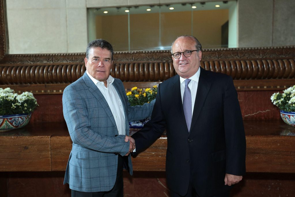 Graco Ramí­rez y Juan Dí­az de la Torre