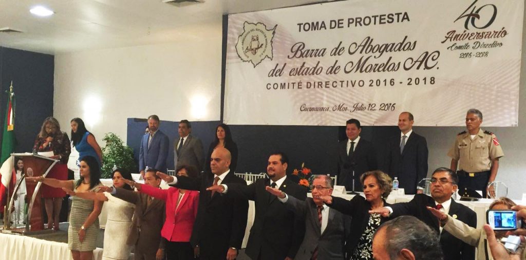 Barra de abogados. Toma protesta directivos