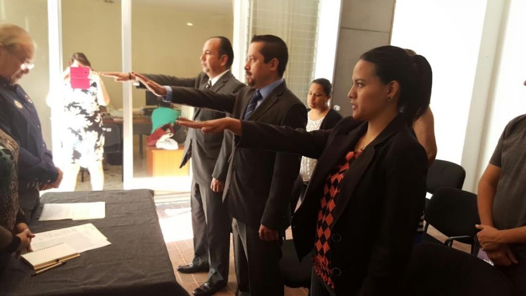Defensoría pública, toma de protesta