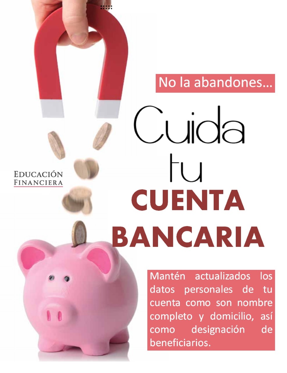 Pasan a la beneficencia más de 2 millones de cuentas bancarias de Morelos: Condusef