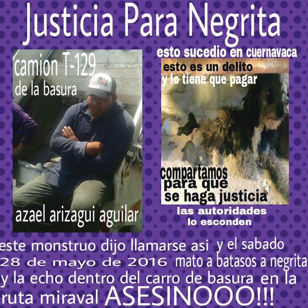 Folleto denuncia pública