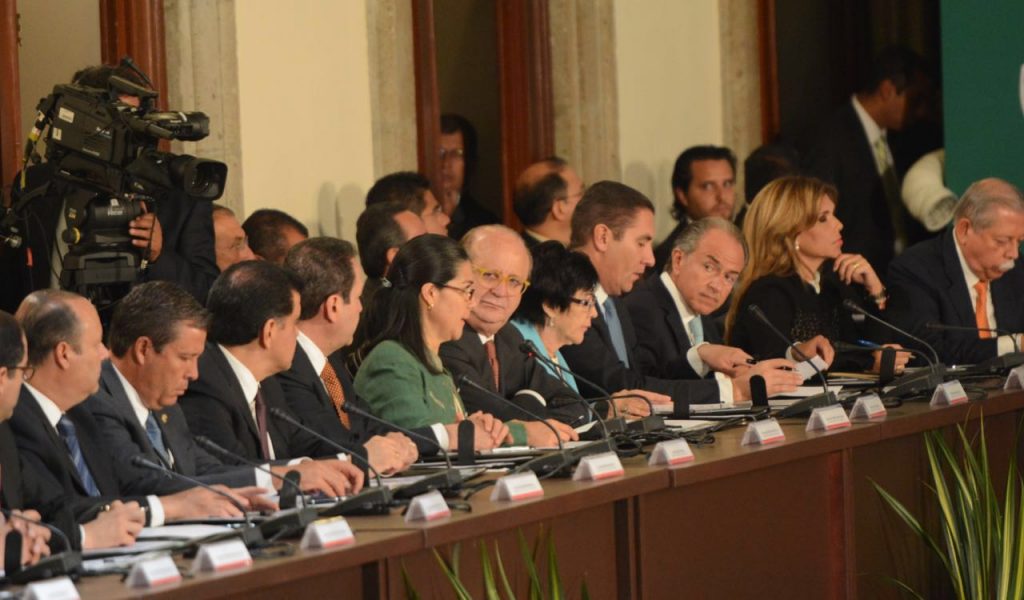 Graco Ramí­rez en el Consejo Nacional de Seguridad