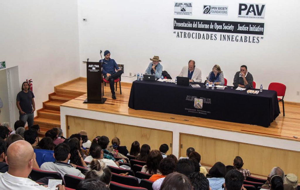Presentación de informe en la UAEM